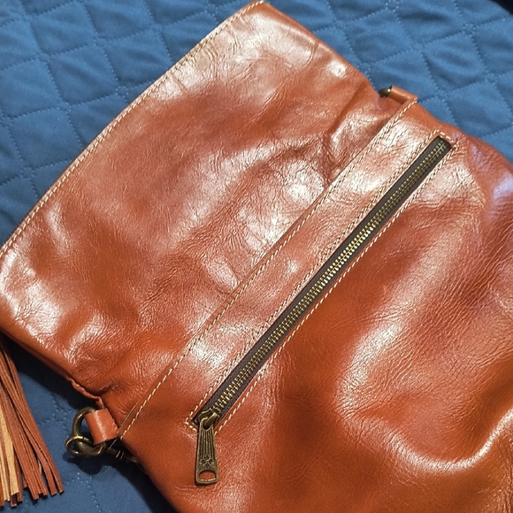 NWOT Patricia Nash Luzille Brown Leather Convertible Backpack Bag main image 4